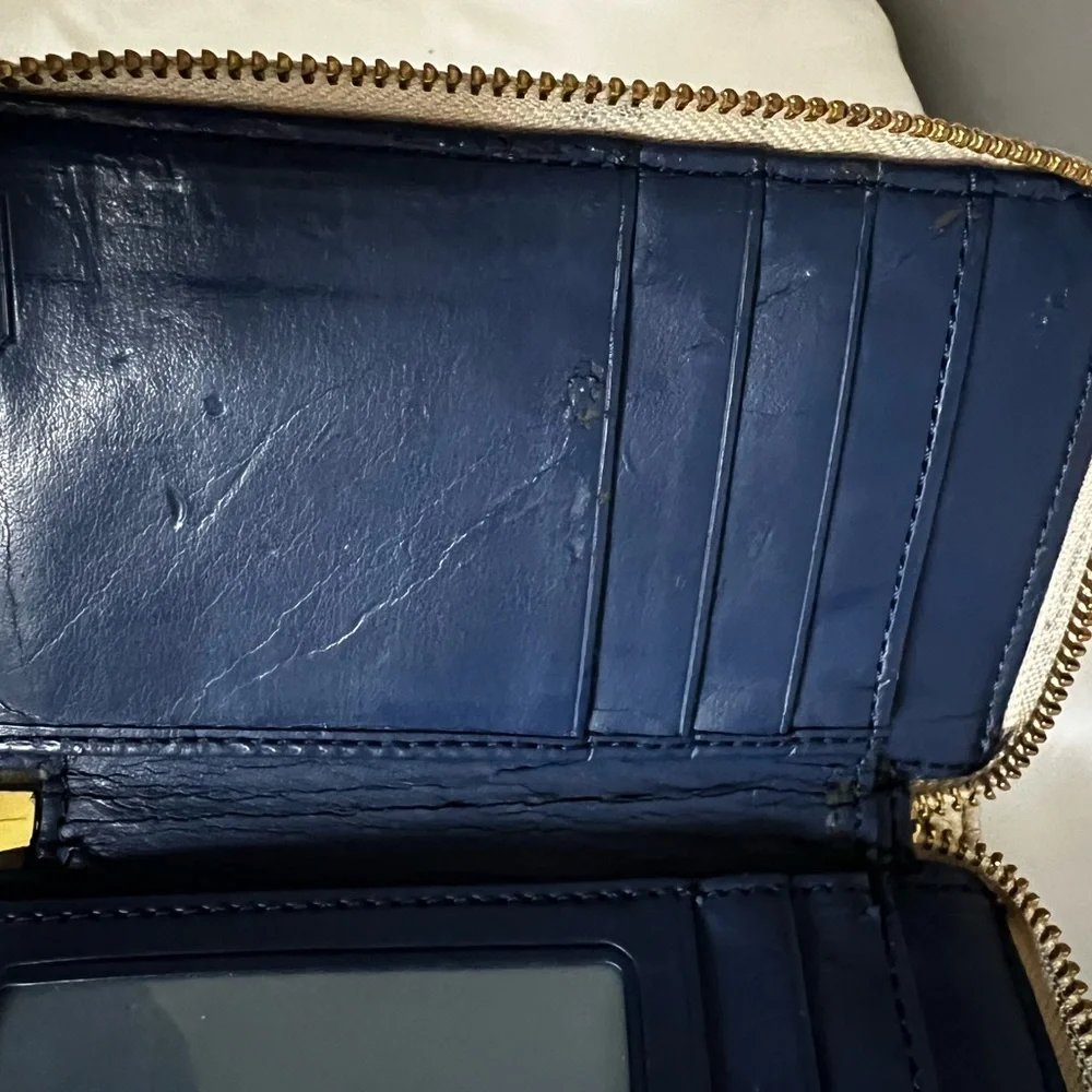 Coach Multicolor Poppy Zip Wallet with Heart Logo - Picture 5 of 5